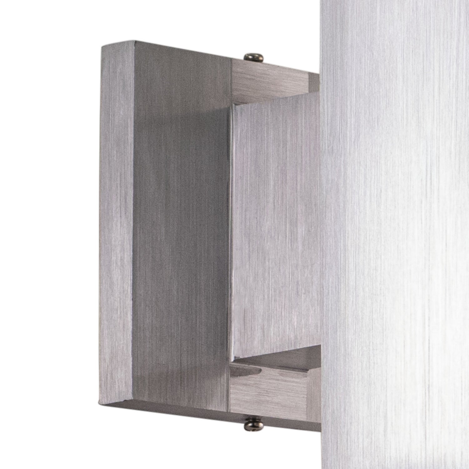 Vaxcel - CO-OWD050SL - One Light Outdoor Wall Mount - Chiasso - Satin Aluminum