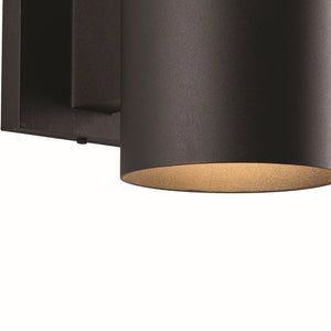 Vaxcel - CO-OWD050TB - One Light Outdoor Wall Mount - Chiasso - Textured Black