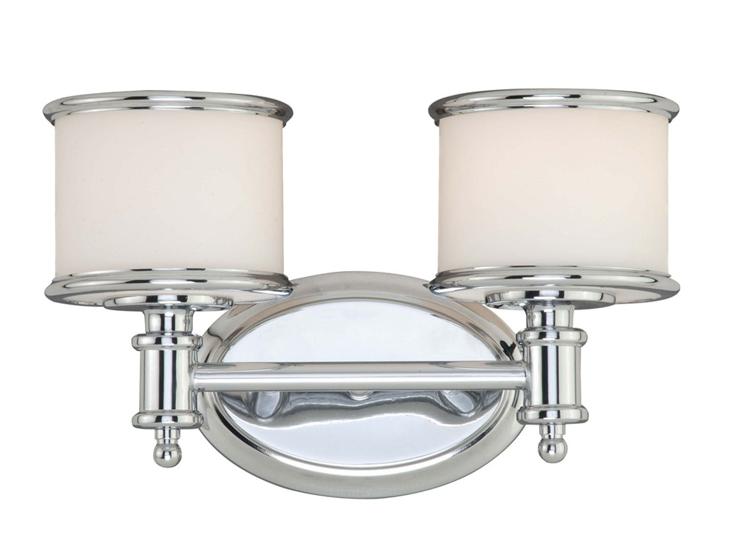 Vaxcel - CR-VLU002CH - Two Light Vanity - Carlisle - Chrome