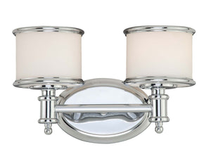 Vaxcel - CR-VLU002CH - Two Light Vanity - Carlisle - Chrome