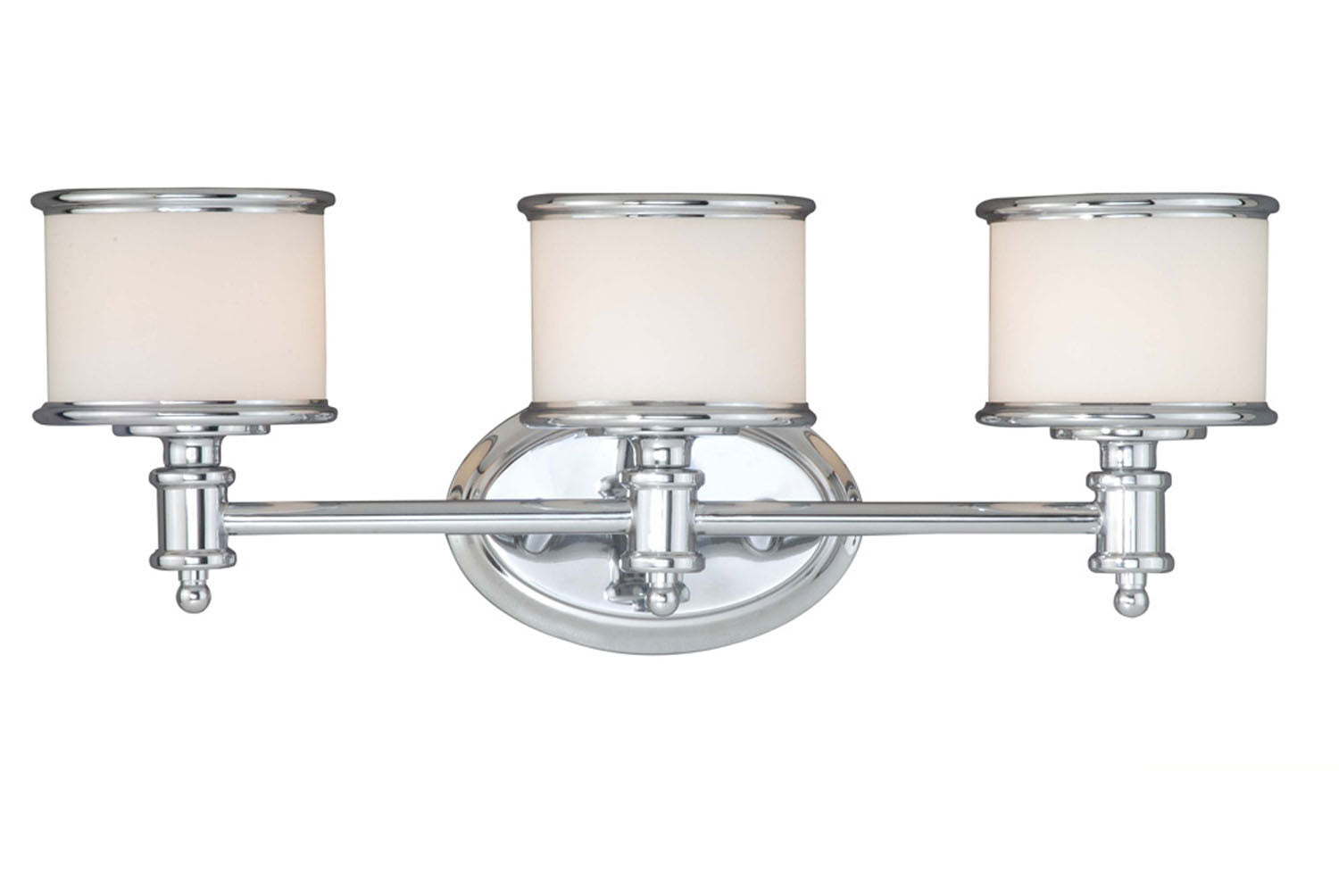 Vaxcel - CR-VLU003CH - Three Light Vanity - Carlisle - Chrome