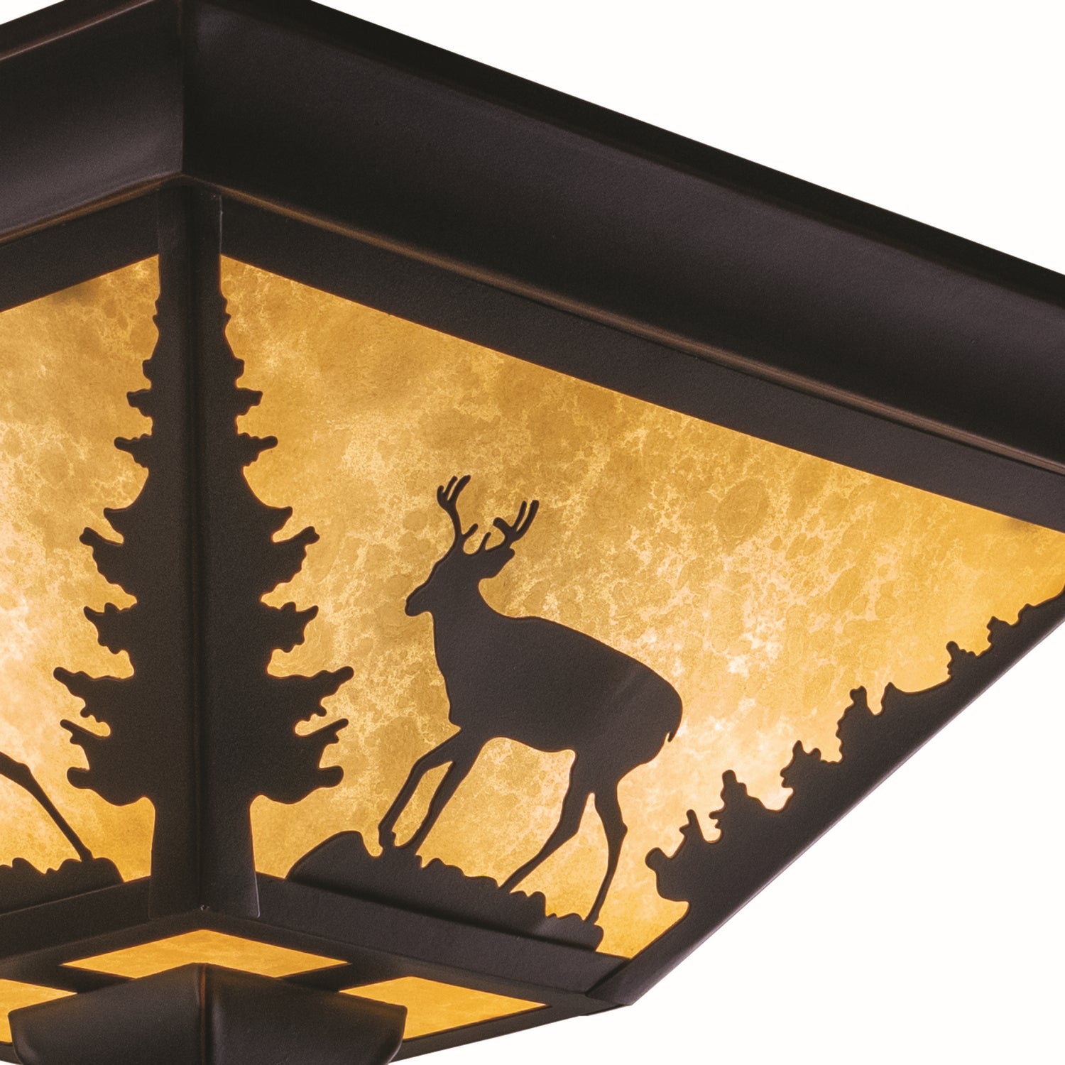 Vaxcel - CC55414BBZ - Three Light Flush Mount - Bryce - Burnished Bronze