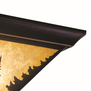 Vaxcel - CC55514BBZ - Three Light Flush Mount - Yosemite - Burnished Bronze