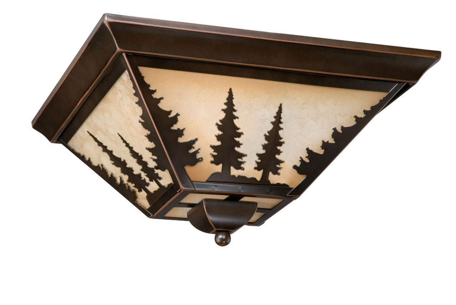 Vaxcel - CC55514BBZ - Three Light Flush Mount - Yosemite - Burnished Bronze