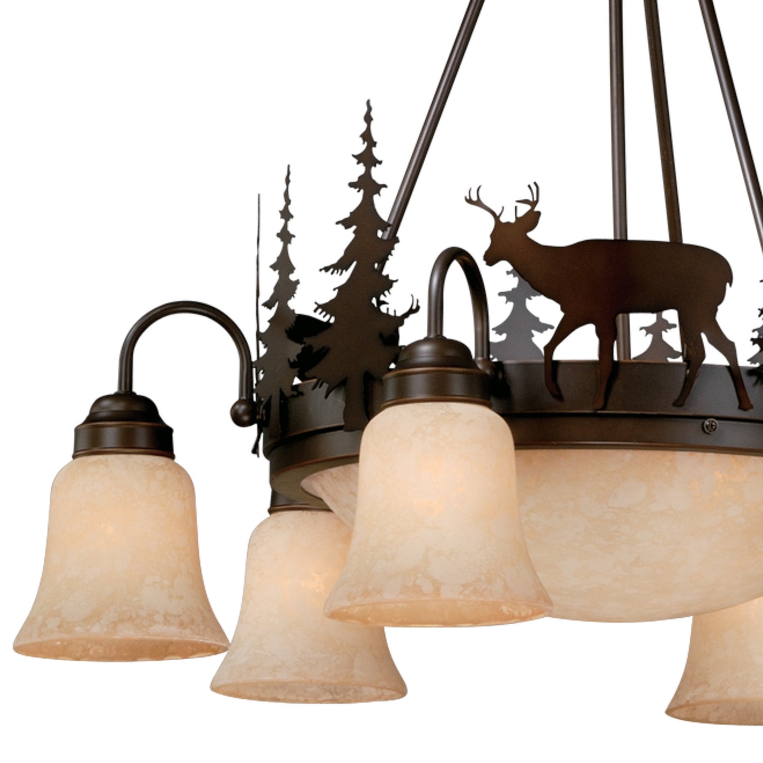 Vaxcel - CH55406BBZ - Nine Light Chandelier - Bryce - Burnished Bronze