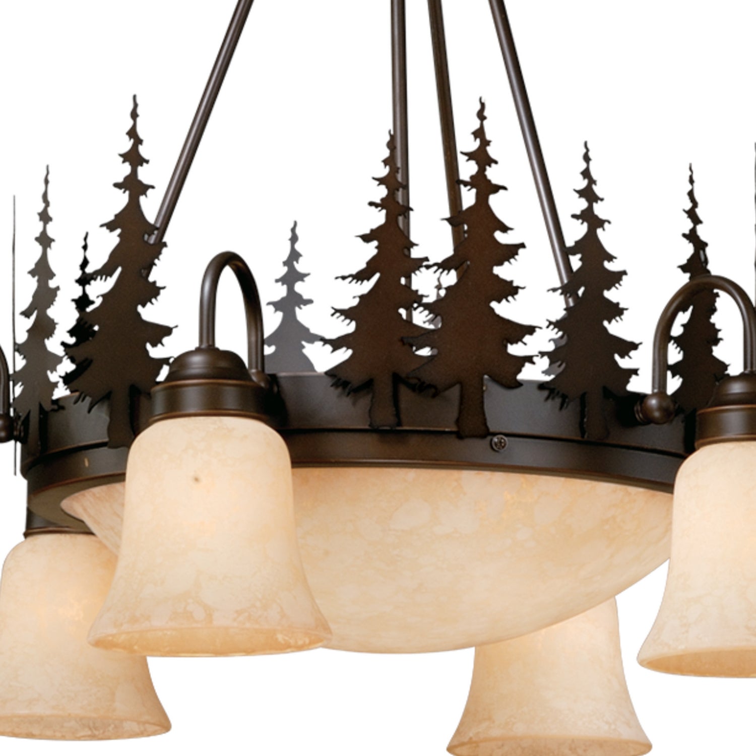 Vaxcel - CH55506BBZ - Nine Light Chandelier - Yosemite - Burnished Bronze