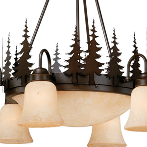 Vaxcel - CH55506BBZ - Nine Light Chandelier - Yosemite - Burnished Bronze