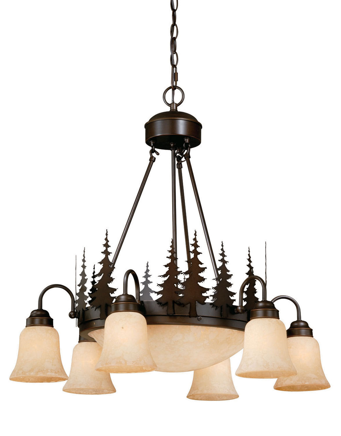 Vaxcel - CH55506BBZ - Nine Light Chandelier - Yosemite - Burnished Bronze