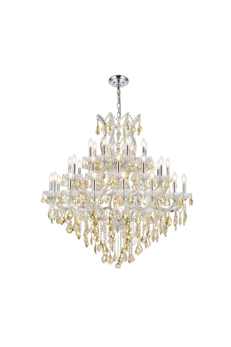 Elegant Lighting - 2800G44C-GT/RC - 37 Light Chandelier - Maria Theresa - Chrome