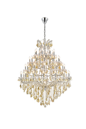 Elegant Lighting - 2800G46C-GT/RC - 49 Light Chandelier - Maria Theresa - Chrome