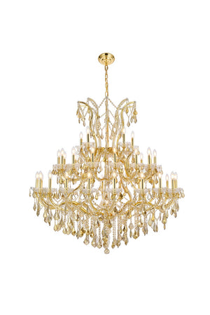 Elegant Lighting - 2800G52G-GT/RC - 41 Light Chandelier - Maria Theresa - Gold