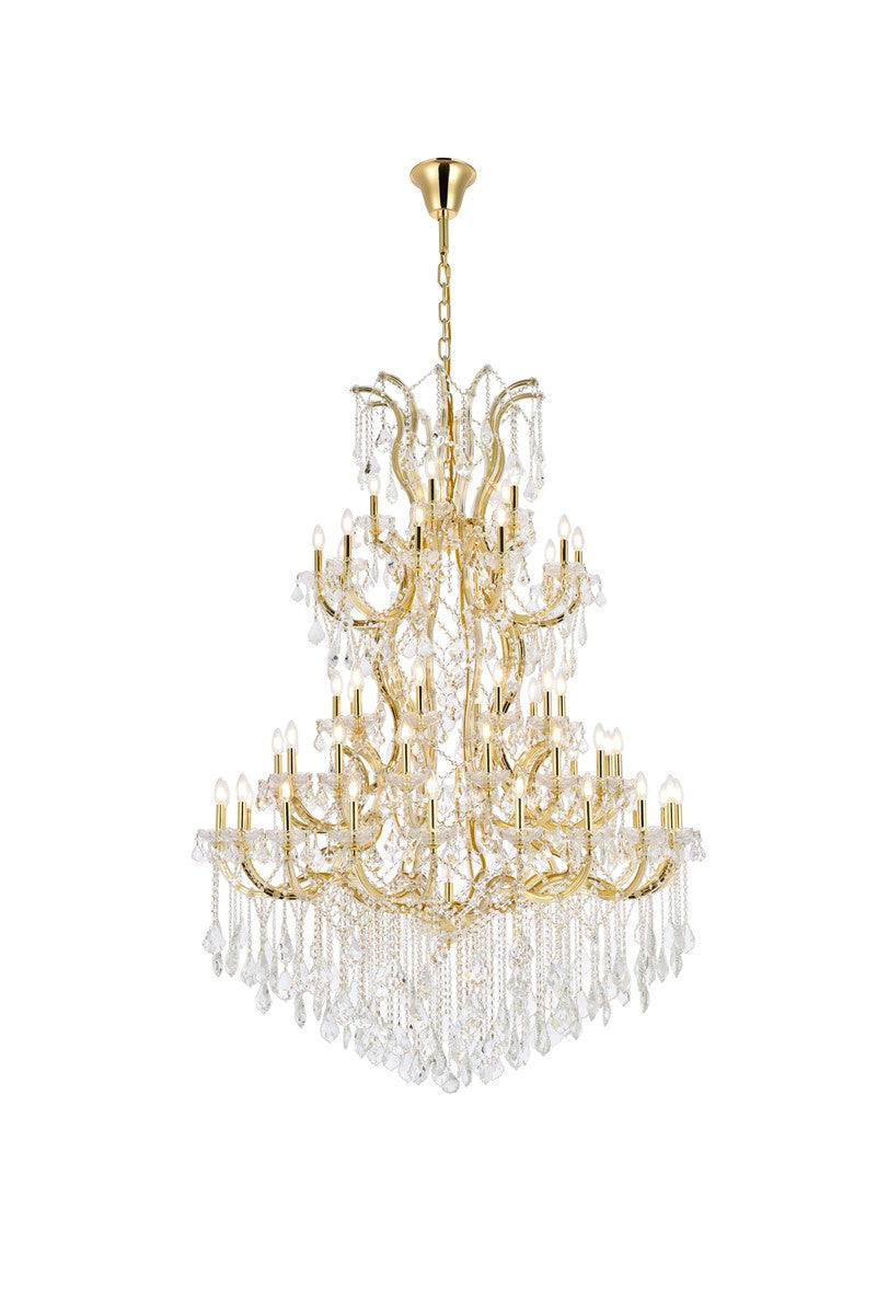 Elegant Lighting - 2800G54G-GT/RC - 61 Light Chandelier - Maria Theresa - Gold