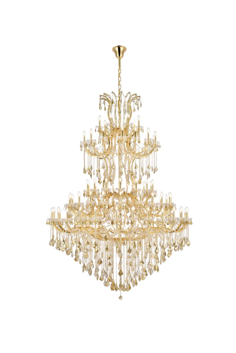 Elegant Lighting - 2800G96G-GT/RC - 85 Light Chandelier - Maria Theresa - Gold