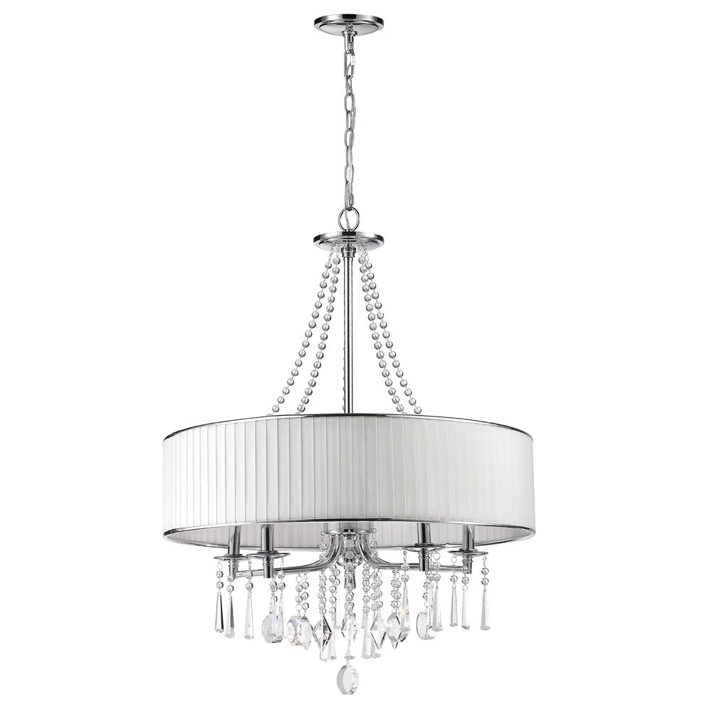 Golden - 8981-5 BRI - Five Light Chandelier - Echelon BRI - Chrome