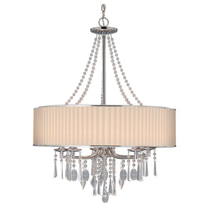 Golden - 8981-5 BRI - Five Light Chandelier - Echelon BRI - Chrome