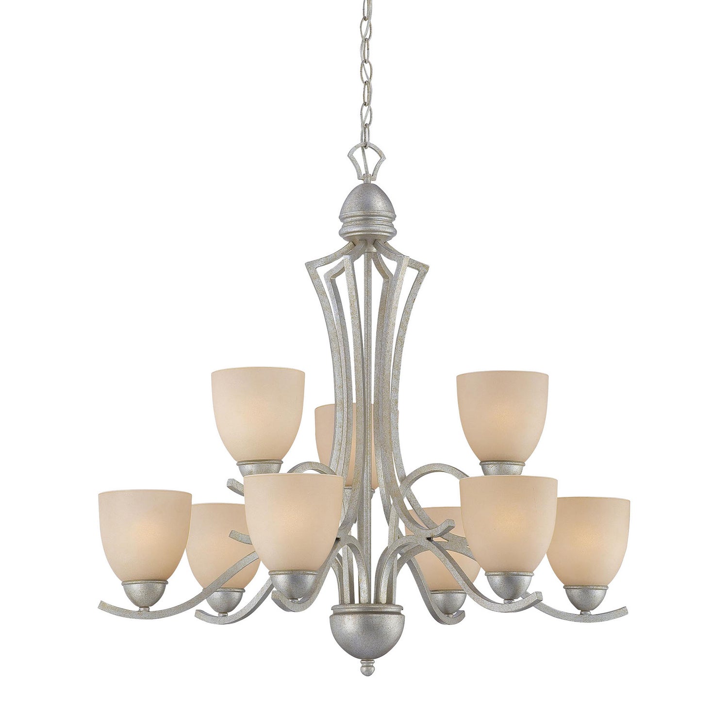 ELK Home - SL808372 - Nine Light Chandelier - Triton - Silver