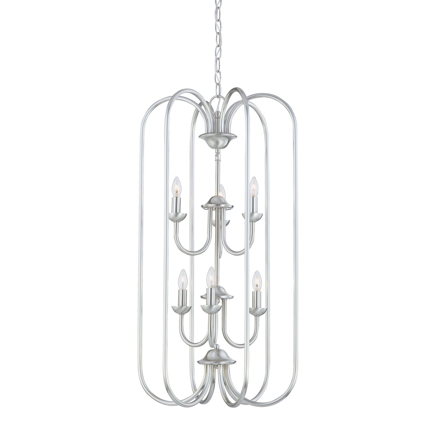 ELK Home - SL891878 - Six Light Chandelier - Bella - Brushed Nickel