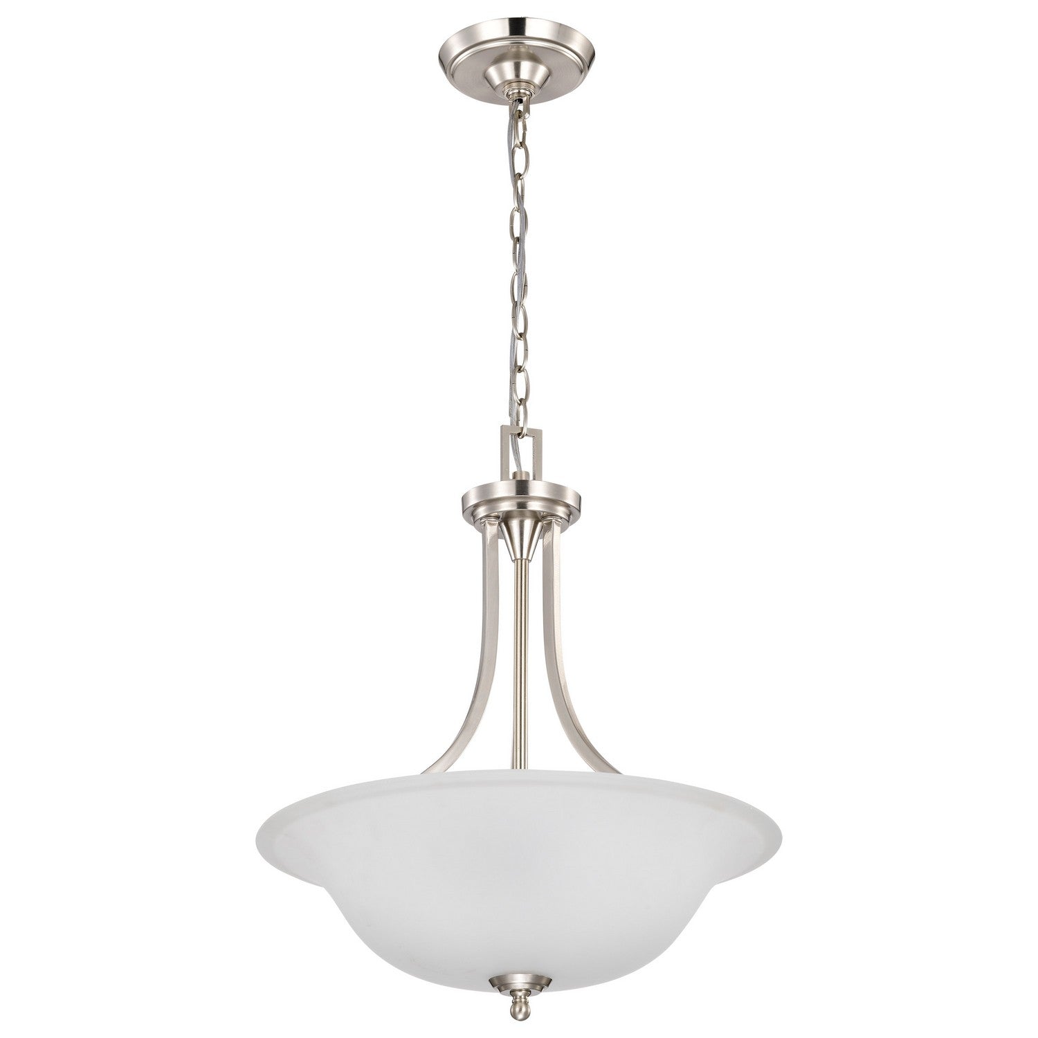 Nuvo Lighting - 60-4147 - Three Light Pendant - Surrey - Brushed Nickel