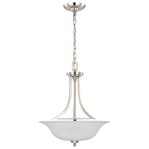 Nuvo Lighting - 60-4147 - Three Light Pendant - Surrey - Brushed Nickel