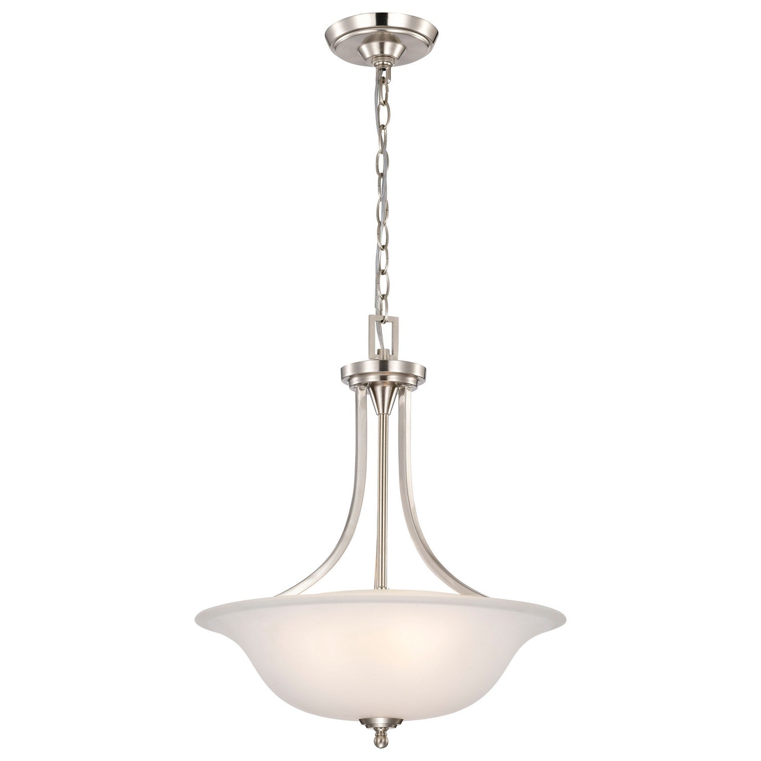 Nuvo Lighting - 60-4147 - Three Light Pendant - Surrey - Brushed Nickel