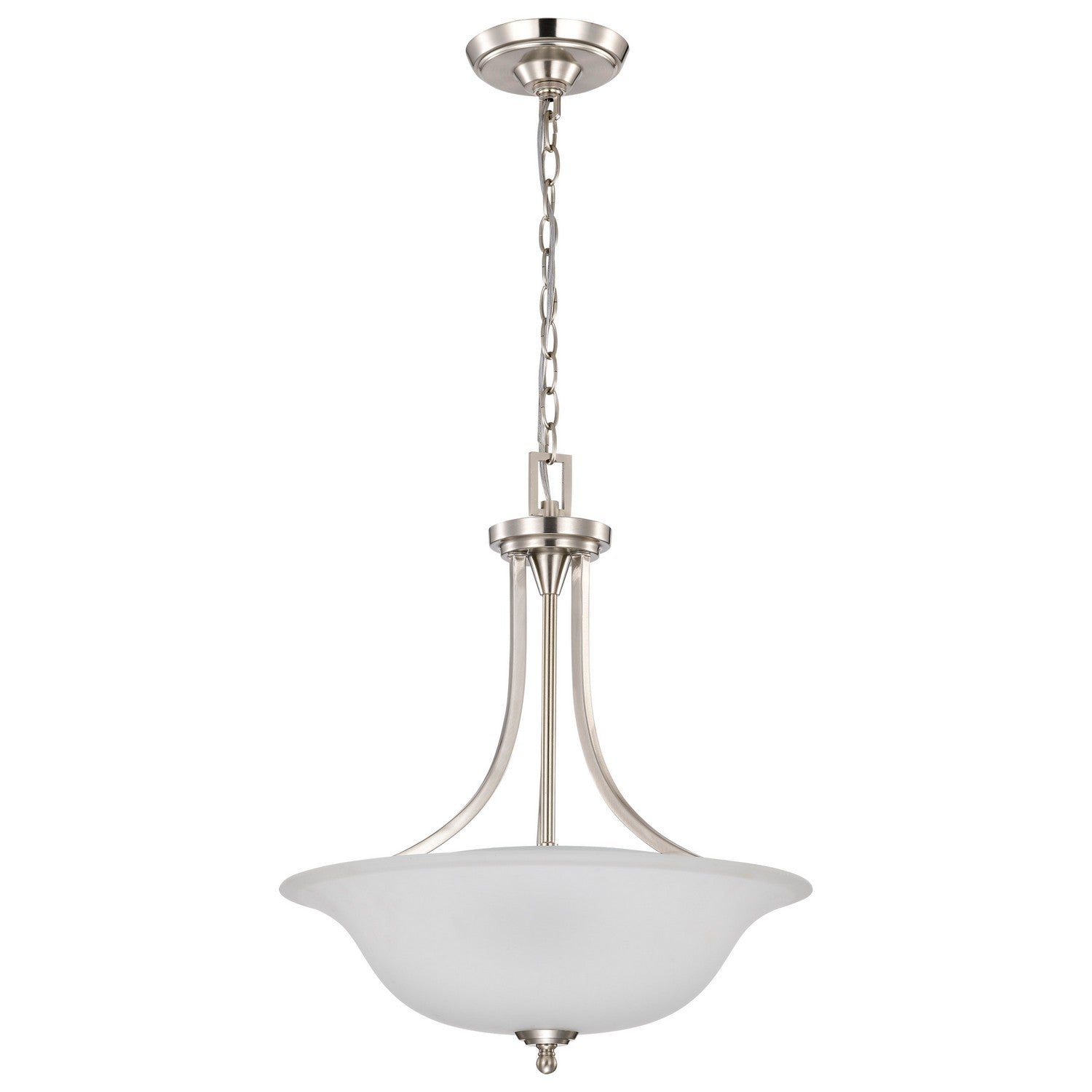 Nuvo Lighting - 60-4147 - Three Light Pendant - Surrey - Brushed Nickel