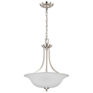 Nuvo Lighting - 60-4147 - Three Light Pendant - Surrey - Brushed Nickel