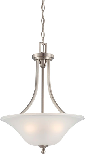 Nuvo Lighting - 60-4147 - Three Light Pendant - Surrey - Brushed Nickel