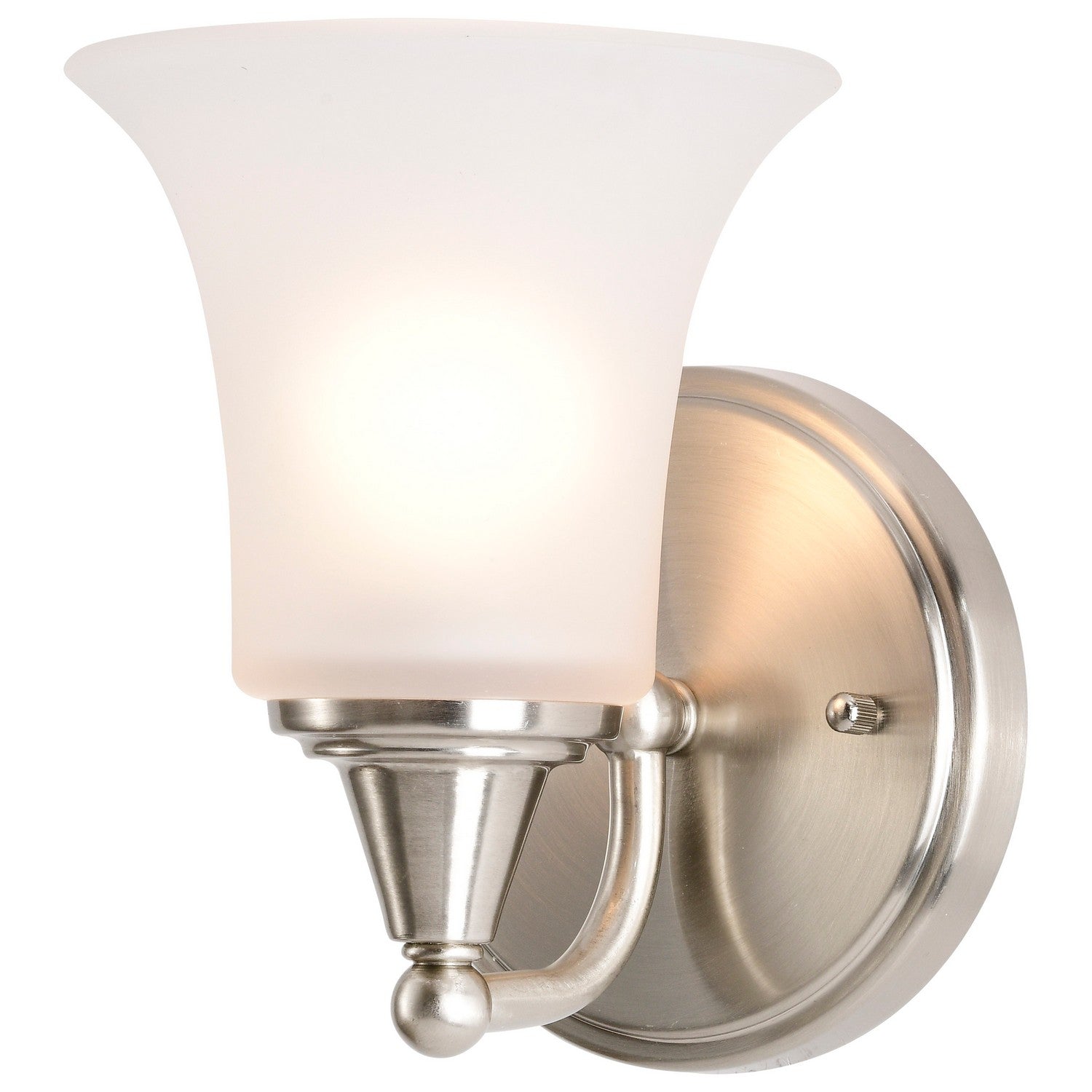 Nuvo Lighting - 60-4141 - One Light Vanity - Surrey - Brushed Nickel