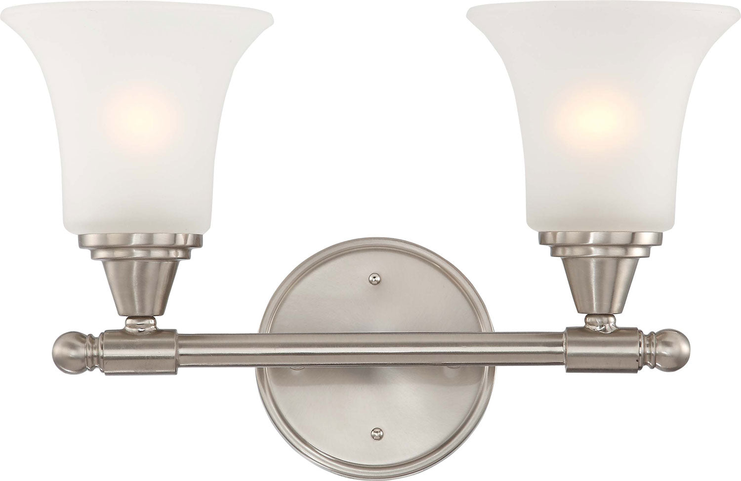 Nuvo Lighting - 60-4142 - Two Light Vanity - Surrey - Brushed Nickel