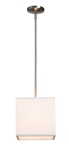 Artcraft - SC542WH - One Light Pendant - Mercer Street - White