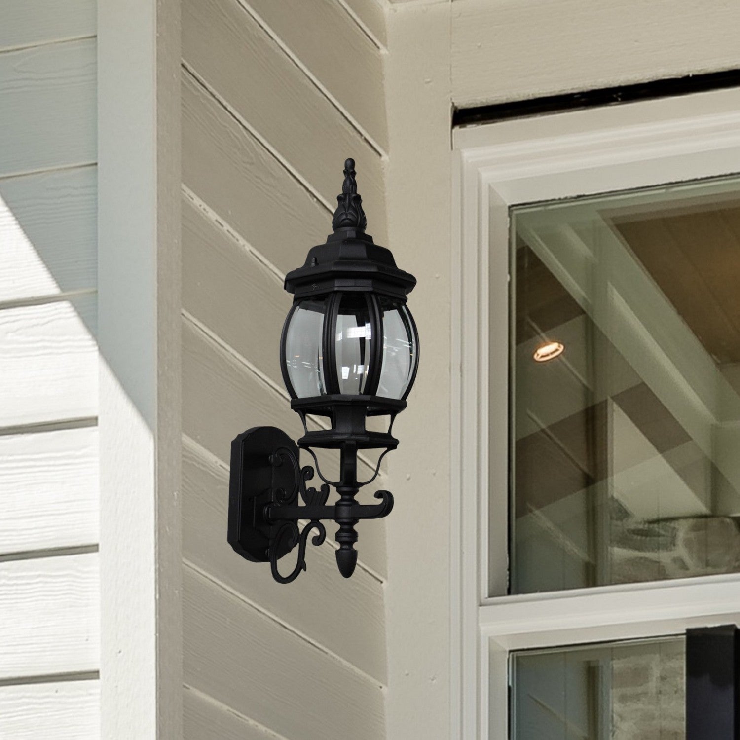 Artcraft - AC8090BK - One Light Outdoor Wall Mount - Classico - Black