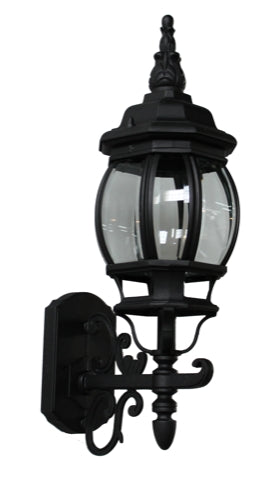 Artcraft - AC8090BK - One Light Outdoor Wall Mount - Classico - Black