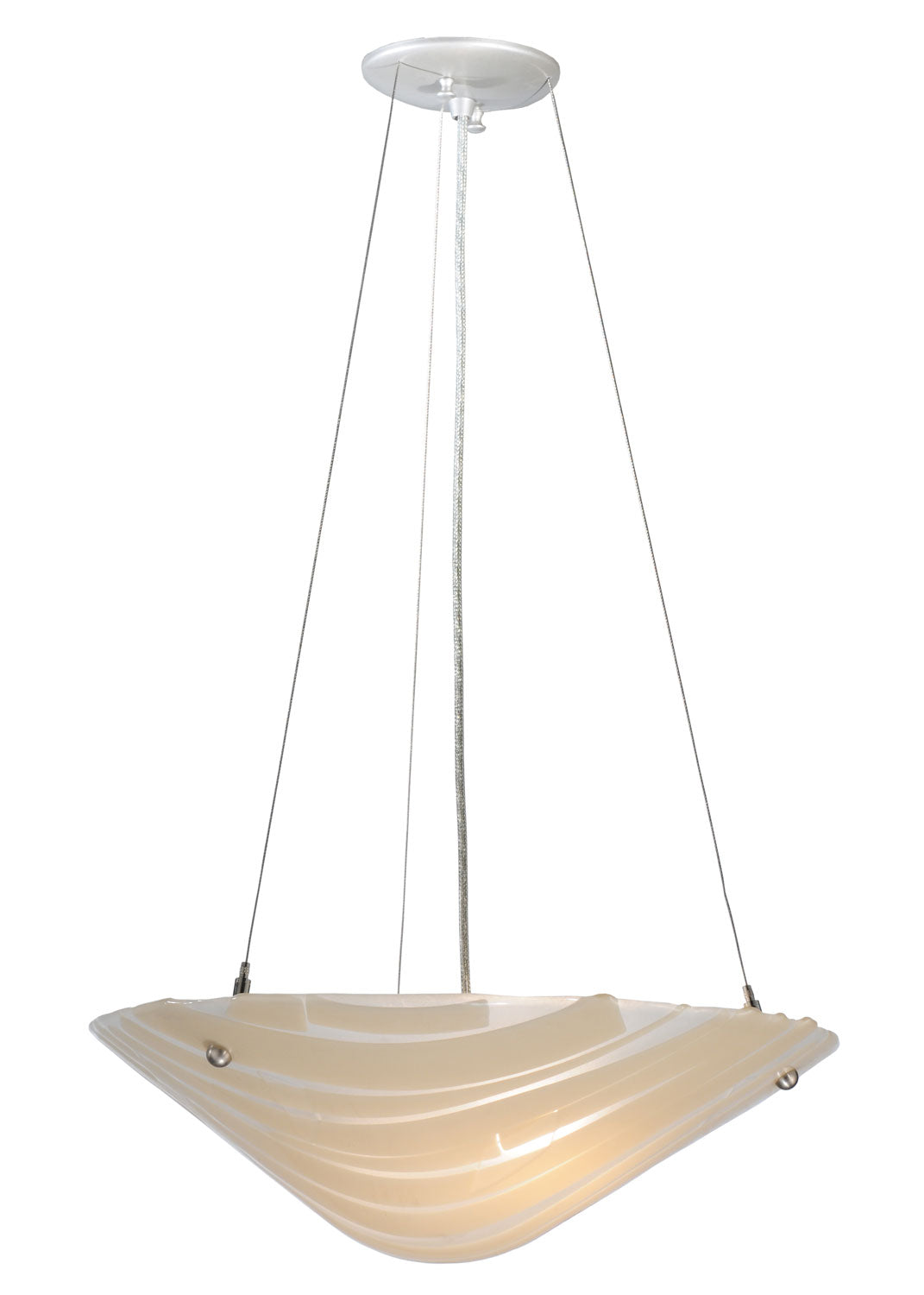 Meyda Tiffany - 112131 - Two Light Inverted Pendant - Bambu - Nickel