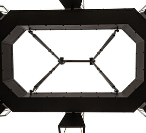 Meyda Tiffany - 110616 - Six Light Chandelier - Cortland - Textured Black