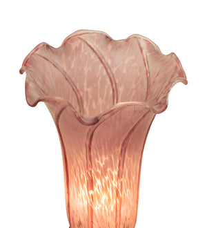 Meyda Tiffany - 11336 - One Light Accent Lamp - Lavender Pond Lily - Mahogany Bronze