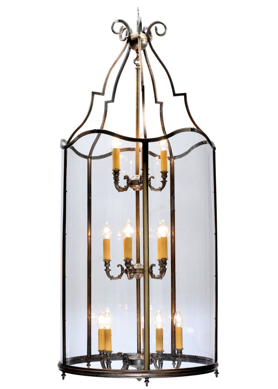 Meyda Tiffany - 113907 - 15 Light Pendant - Sanctuary - Antique Brass