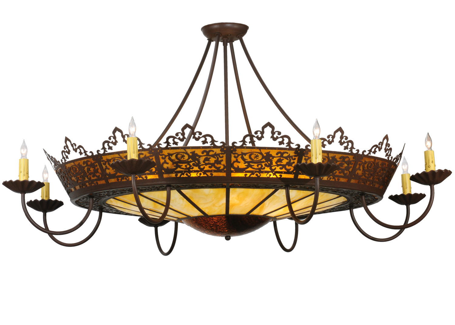 Meyda Tiffany - 114129 - 16 Light Chandelier - Stanley - Cafe-Noir