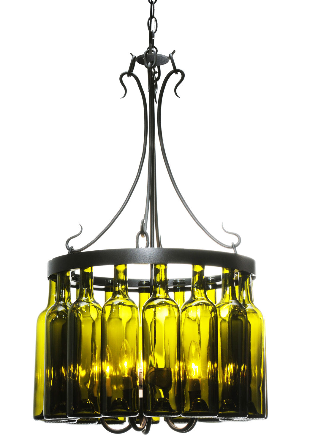 Meyda Tiffany - 114514 - Five Light Chandelier - Tuscan Vineyard - Black