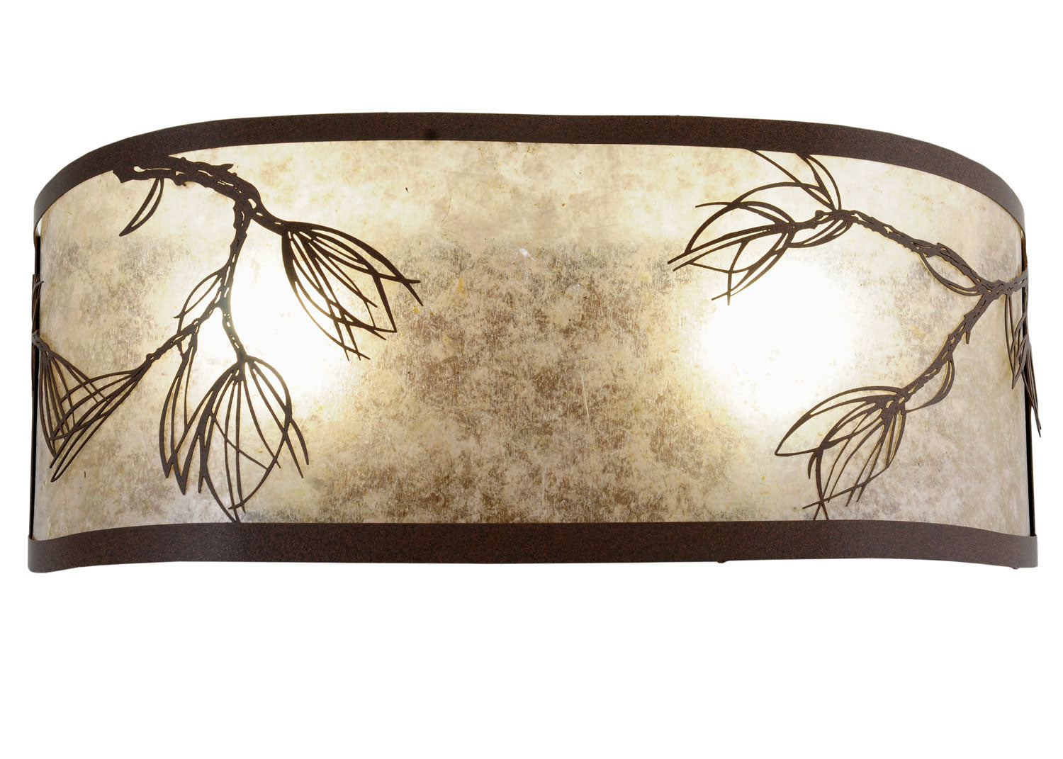 Meyda Tiffany - 115681 - Two Light Wall Sconce - Il Bacco - Cafe Noir Over Rust