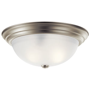 Kichler - 8116NI - Three Light Flush Mount - Brushed Nickel