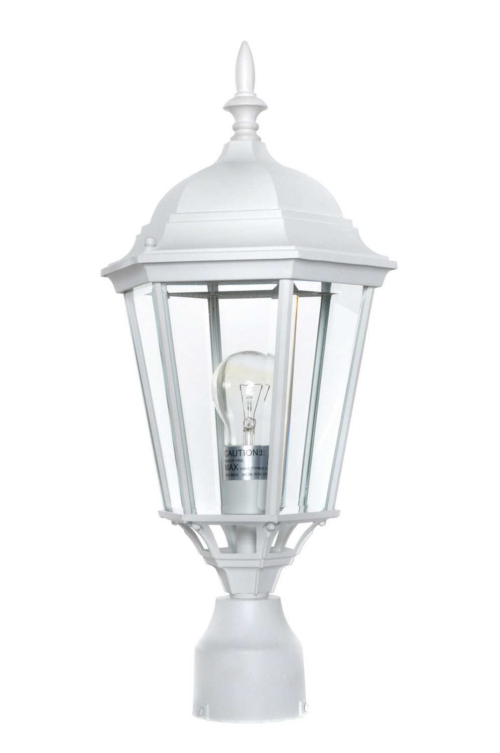 Maxim - 1005WT - One Light Outdoor Pole/Post Lantern - Westlake - White