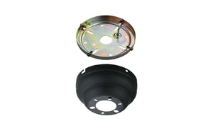 Visual Comfort Fan - MC90BK - Flush Mount Canopy - Universal - Matte Black