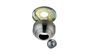 Visual Comfort Fan - MC95BS - Slope Ceiling Adapter - Universal - Brushed Steel