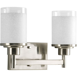 Progress Lighting - P2977-09 - Two Light Bath - Alexa - Brushed Nickel