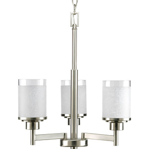 Progress Lighting - P4458-09 - Three Light Chandelier - Alexa - Brushed Nickel