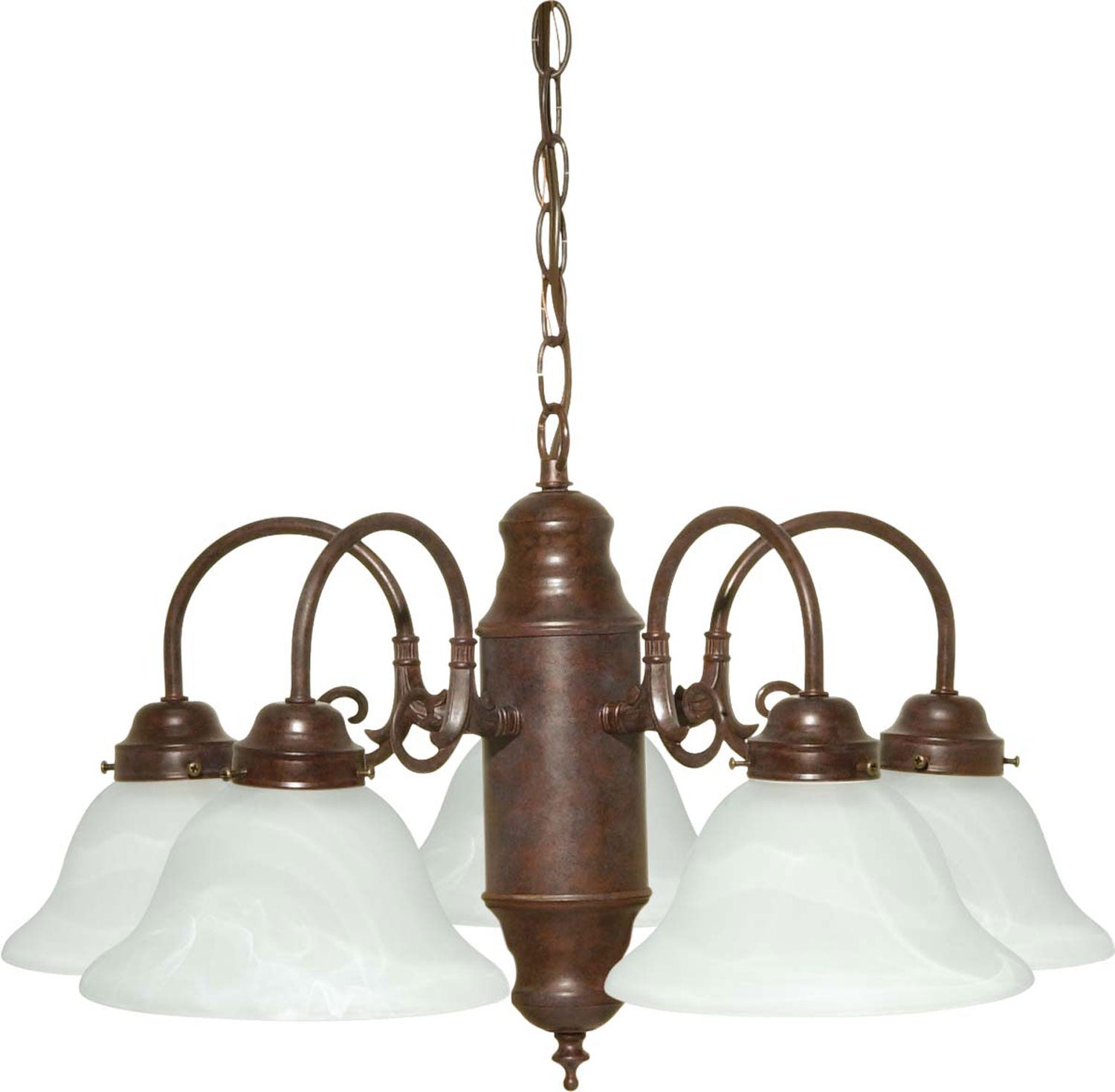 Nuvo Lighting - 60-1291 - Five Light Chandelier - Chandelier - Old Bronze