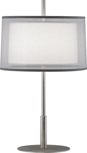 Robert Abbey - S2194 - One Light Accent Lamp - Saturnia - Stainless Steel