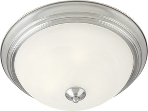 Maxim - 5849MRSN - Two Light Flush Mount - Essentials - 584x - Satin Nickel