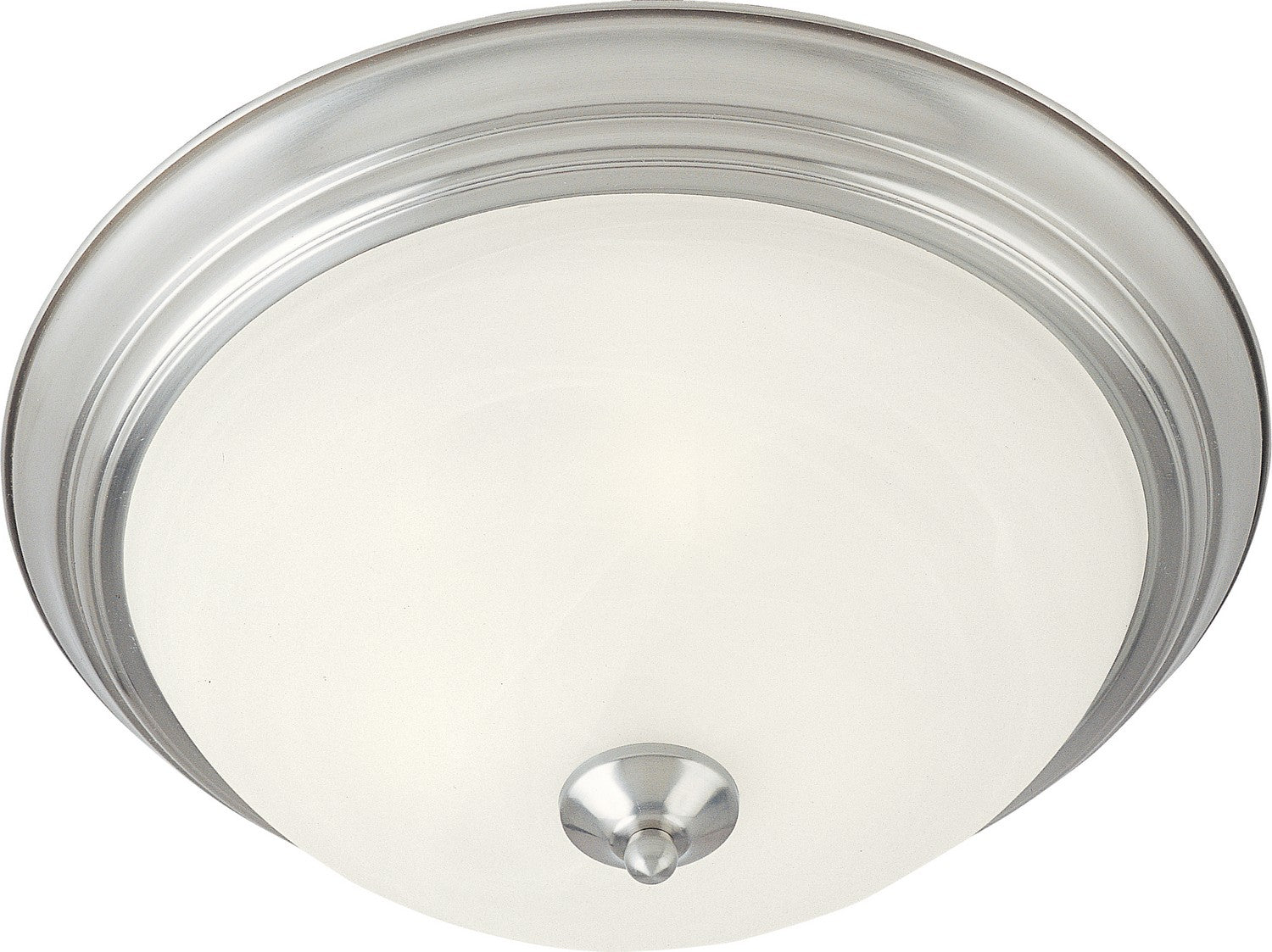 Maxim - 5849MRSN - Two Light Flush Mount - Essentials - 584x - Satin Nickel