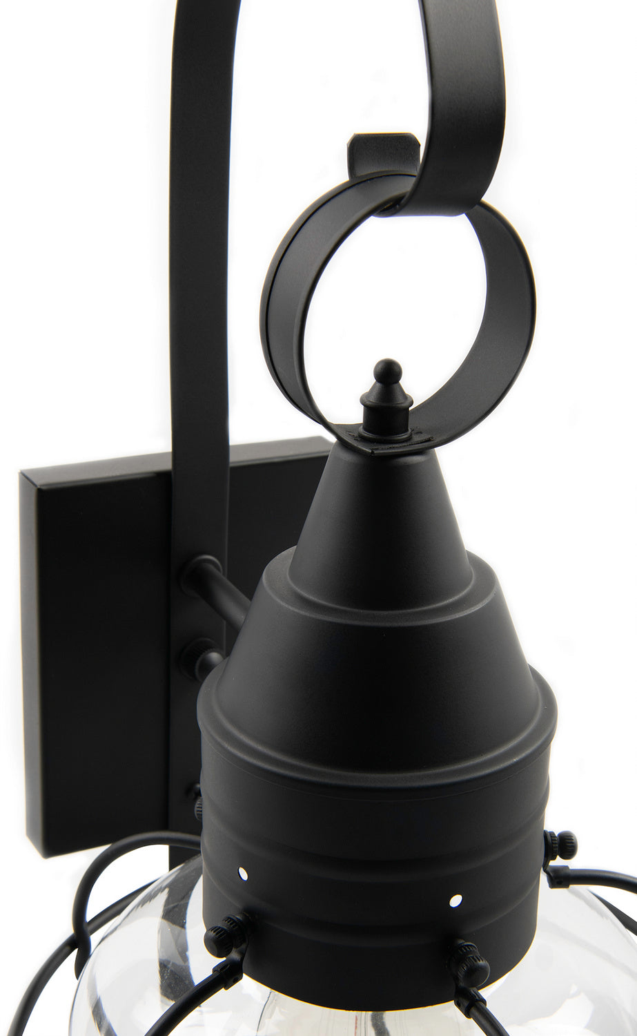 Norwell Lighting - 1513-BL-CL - One Light Wall Mount - Classic Onion - Black With Clear Glass